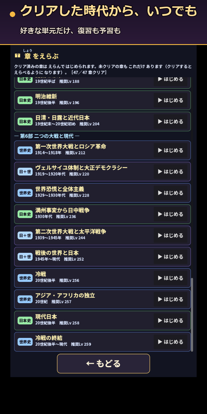 章セレクト ― 古代から現代まで全47章
